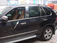 BMW X5 E70 2007–2013 Kompletní rámování oken (nerez) fotografie 1