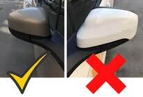 Ford Courier 2014–2023 Kryty zrcátek ve stylu BMW (2014-2018, 2 ks) fotografie 7