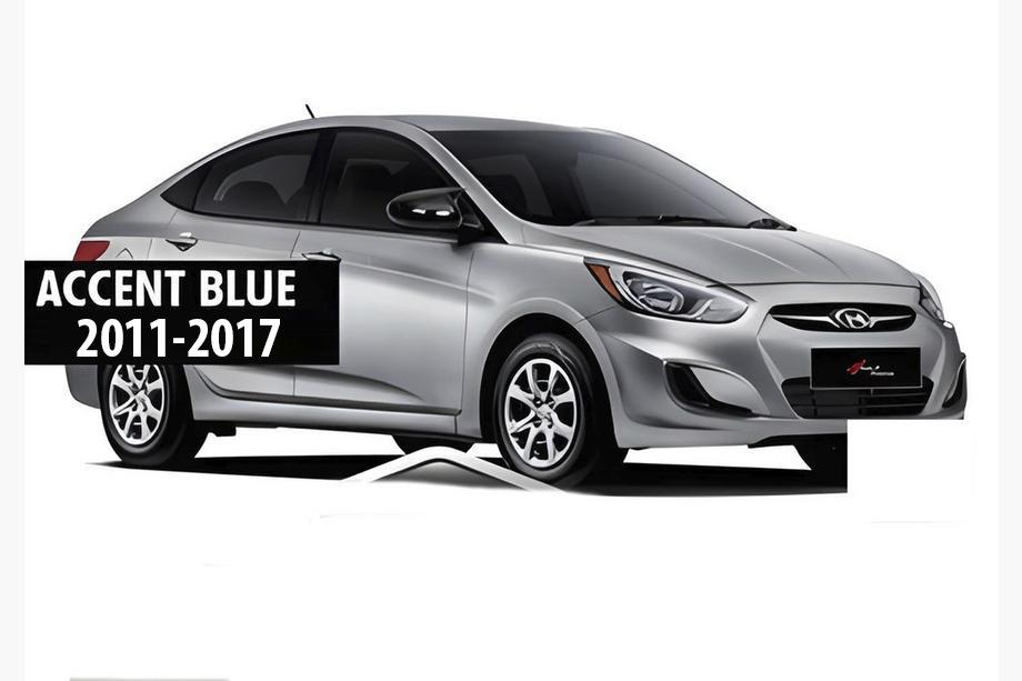 Hyundai Accent 2011–2017 Kryty zrcátek bez výřezu pro blinkr BMW-style (2 ks) Fotografie 5