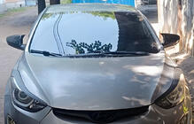 Hyundai Elantra (MD/UD) 2011–2015 Kryty zrcátek bez výřezu pro blinkr BMW-style (2 ks) fotografie 5