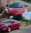 Hyundai Elantra (MD/UD) 2011–2015 Kryty zrcátek bez výřezu pro blinkr BMW-style (2 ks) fotografie 1