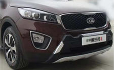 Kia Sorento III UM 2014–2020 Chromová lišta na přední nárazník Libao V1 fotografie 5