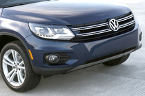 Volkswagen Tiguan 2007–2016 Přední lip spoiler 2007-2010 (nerez) fotografie 1
