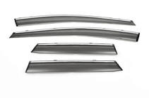 Mazda CX-7 2006–2012 Ofuky oken s chromem (4 ks, Libao) fotografie 1