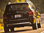 Mercedes GLK třída X204 2008–2015 Přední a zadní lip nástavce Libao 2008-2012 (nerez) fotografie 4