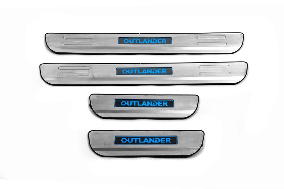 Mitsubishi Outlander 2012–2021 Kryty prahů Libao (4 ks, nerez) Image