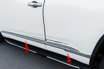 Toyota Highlander 2013–2019 Chromové lišty na dveře Libao (ABS) fotografie 4