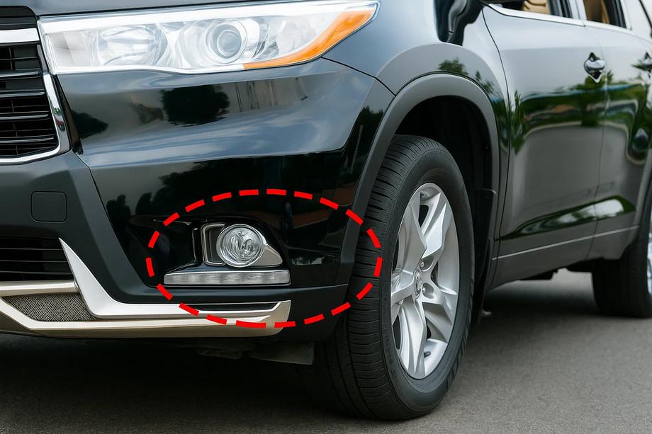 Toyota Highlander 2013–2019 Chromované rámečky mlhovek Libao (2013-2016 ABS) Image