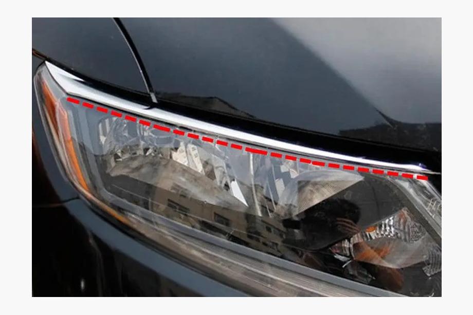 Nissan X-trail T32/Rogue 2014–2021 Chromové kryty světlometů Libao 2014-2016 (2 ks, plast) Image