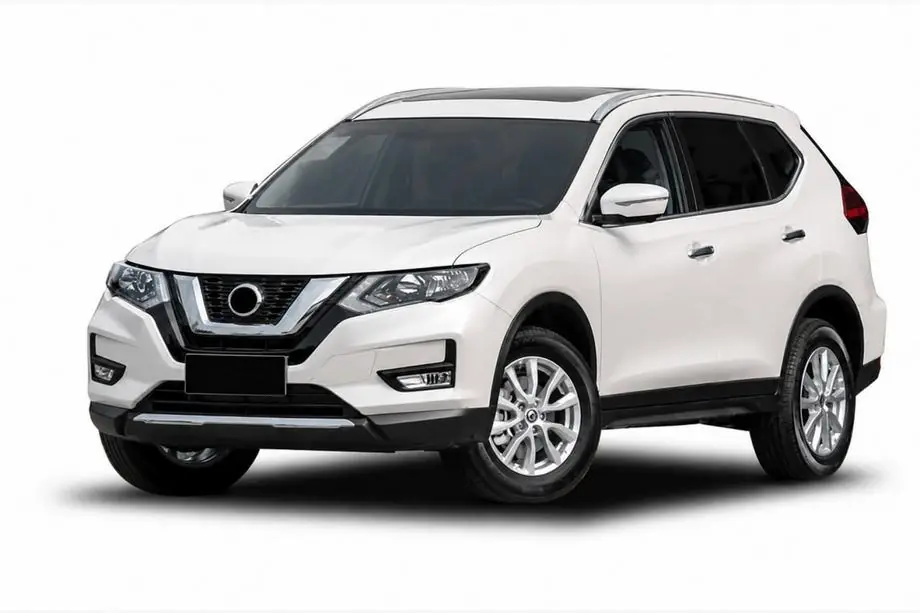 Nissan X-trail T32/Rogue 2014–2021 Integrované střešní ližiny šedé OEM (pro X-trail, hliník, montáž lepením) Fotografie 5