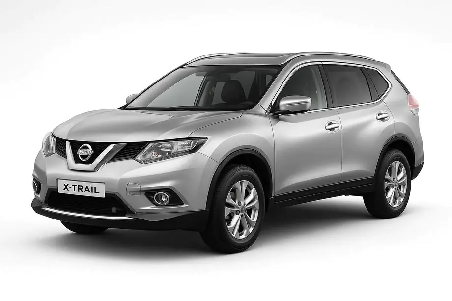 Nissan X-trail T32/Rogue 2014–2021 Integrované střešní ližiny šedé OEM (pro X-trail, hliník, montáž lepením) Fotografie 3