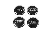 Audi Samolepky na středové krytky 54 mm (4 ks) fotografie 1