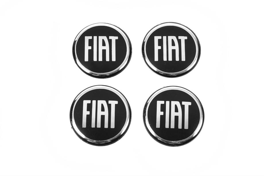 Fiat Samolepky na středové krytky 54 mm (4 ks) Image
