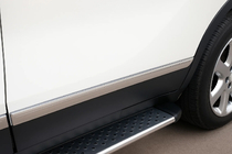 Opel Mokka 2012–2021 Dveřní lišty Libao (4 ks, plast) fotografie 4