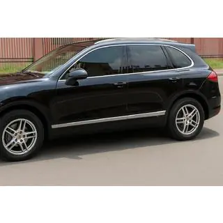 Dveřní lišty Libao (4 ks, plast) Porsche Cayenne 2010–2017 fotografie 1