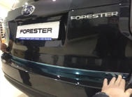 Subaru Forester 2013–2018 Nerezová lišta hrany víka kufru Libao fotografie 2
