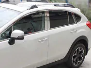 Subaru XV 2011–2017 Chromové lišty sloupků dveří Libao (4 ks, plast) fotografie 2