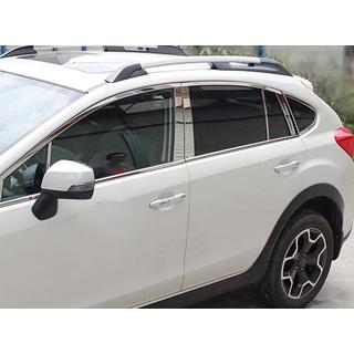 Chromové lišty sloupků dveří Libao (4 ks, plast) Subaru XV 2011–2017 fotografie 2
