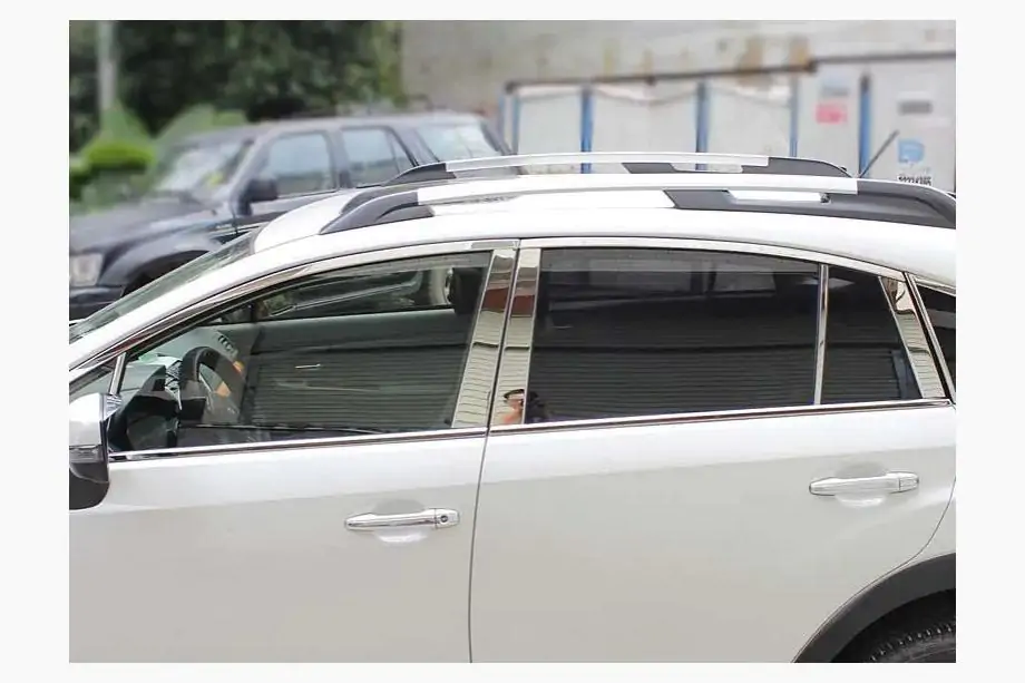 Subaru XV 2011–2017 Chromové lišty sloupků dveří Libao (4 ks, plast) Image