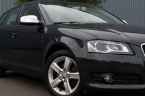 Audi A3 2003–2012 Kryty zrcátek 2010-2012 (2 ks, nerez) fotografie 1