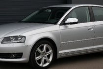 Audi A3 2003–2012 Kryty zrcátek 2010-2012 (2 ks, nerez) fotografie 3
