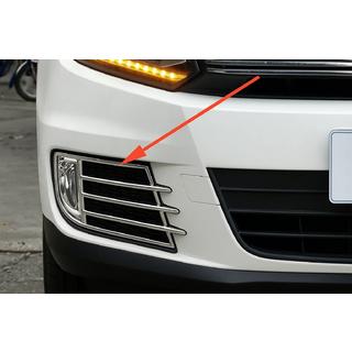 Chromované kryty mlhovek Libao 2011-2016 pro Азіату (2 ks, plast) Volkswagen Tiguan 2007–2016 fotografie 1