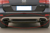 Volkswagen Touareg 2010–2018 Zadní difuzor V2 fotografie 1