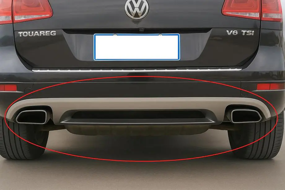 Volkswagen Touareg 2010–2018 Zadní difuzor V2 Image