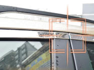 BYD S6 2010–2016 Kompletní okenní lišty Libao (nerez) fotografie 3