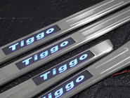 Chery Tiggo 1 2005–2016 LED prahové lišty Libao 2010-2014 (4 ks, nerez) fotografie 5
