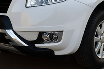 Geely Emgrand X7 2011– Chromované kryty mlhových světel Libao (2 ks, plast) fotografie 3