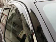 GreatWall Haval H6 2011– Okenní deflektory s chromovou lištou 2012-2016 (4 ks, Libao) fotografie 4
