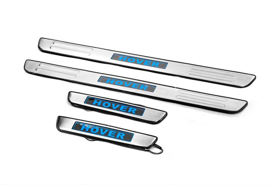 GreatWall Haval M4 2012–2021 LED prahové lišty Libao 2012+ (4 ks, nerez) Image