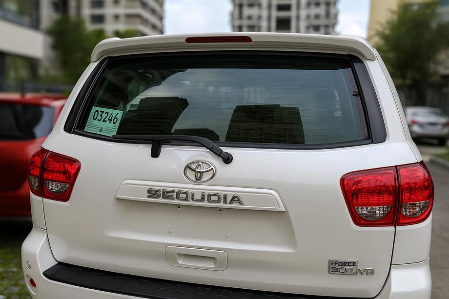 Toyota Sequoia 2007–2022 Spoiler Libao (2008-2012, ABS plast) Fotografie 2