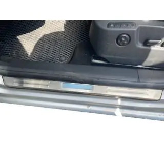 Nerezové kryty prahů Libao (4 ks) Skoda Superb 2009–2015 fotografie 4