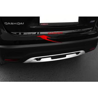 Lišta hrany víka kufru s nápisem (Libao, nerez) Nissan Qashqai 2014–2021 fotografie 1