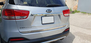 Kia Sorento III UM 2014–2020 Nerezová lišta nad SPZ Libao V2 fotografie 1