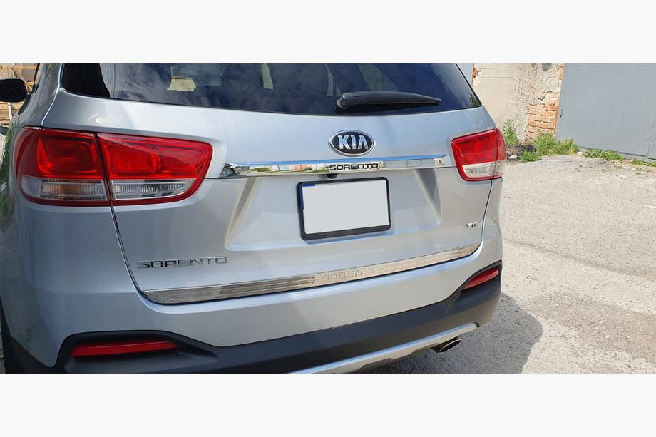 Kia Sorento III UM 2014–2020 Nerezová lišta nad SPZ Libao V2 Image