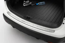 Nissan Qashqai 2014–2021 Ochranná lišta zadního nárazníku Libao (2014-2017, nerez) fotografie 1