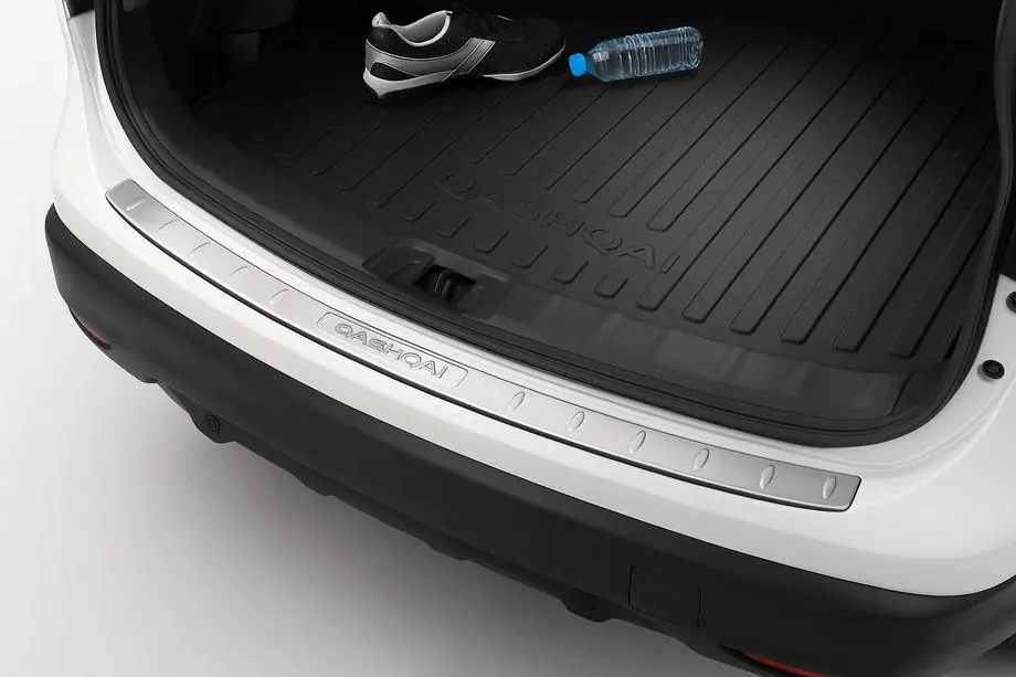 Nissan Qashqai 2014–2021 Ochranná lišta zadního nárazníku Libao (2014-2017, nerez) Image