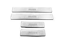 Toyota Land Cruiser Prado 150 2009–2023 Kryty vnitřních prahů V1 (4 ks, nerez) fotografie 1