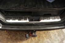 Nissan X-trail T31 2007–2014 Nerezová lišta zadního prahu 2007-2010 (nerez) fotografie 3