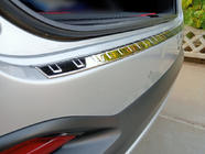 Kia Sorento III UM 2014–2020 Nerezová ochranná lišta na zadní nárazník fotografie 2
