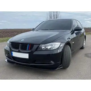 Univerzální přední lip spoiler nástavec Niken Black (ABS) fotografie 3