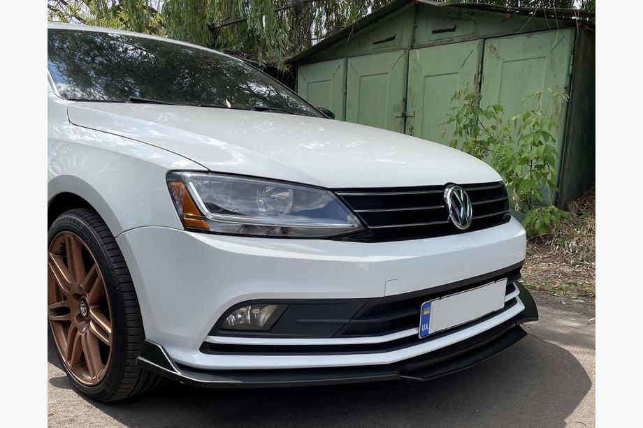 Univerzální přední lip spoiler nástavec Niken Black (ABS) Fotografie 6