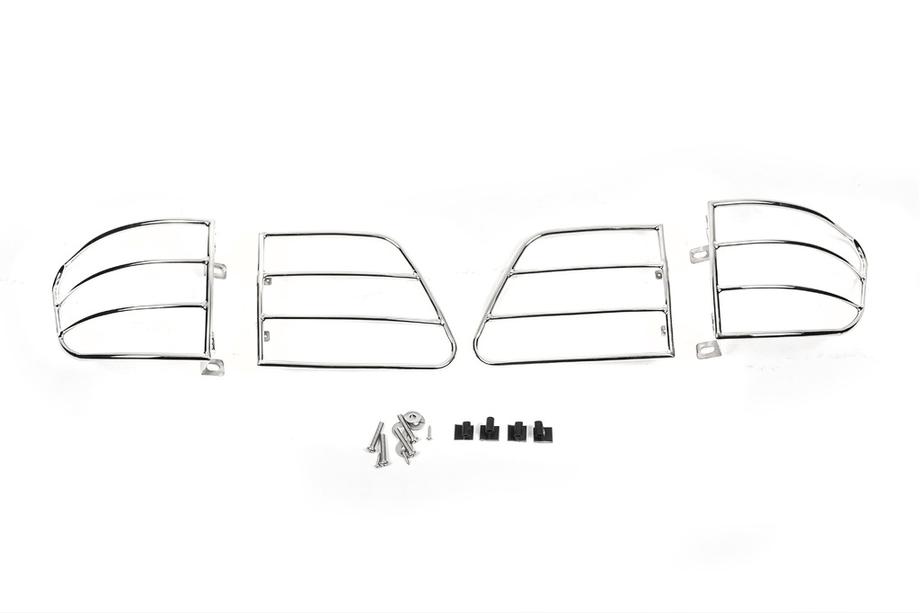 Toyota Fortuner 2006–2015 Kryty zadních světel (nerez) Fotografie 3