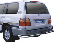 Toyota Land Cruiser 100 1998–2007 Zadní rohy Winbo (2 ks, nerez) fotografie 4