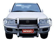 Toyota Land Cruiser 100 1998–2007 Kengur s ochranou WINBO (nerez) fotografie 4