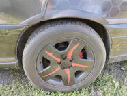 Opel Omega B 1994–2003 Lemy blatníků (sada 4 ks, černé, ABS plast) fotografie 1