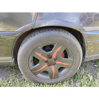 Lemy blatníků (sada 4 ks, černé, ABS plast) Opel Omega B 1994–2003 fotografie 1